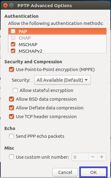Połączenia sieciowe VPN w systemie Linux